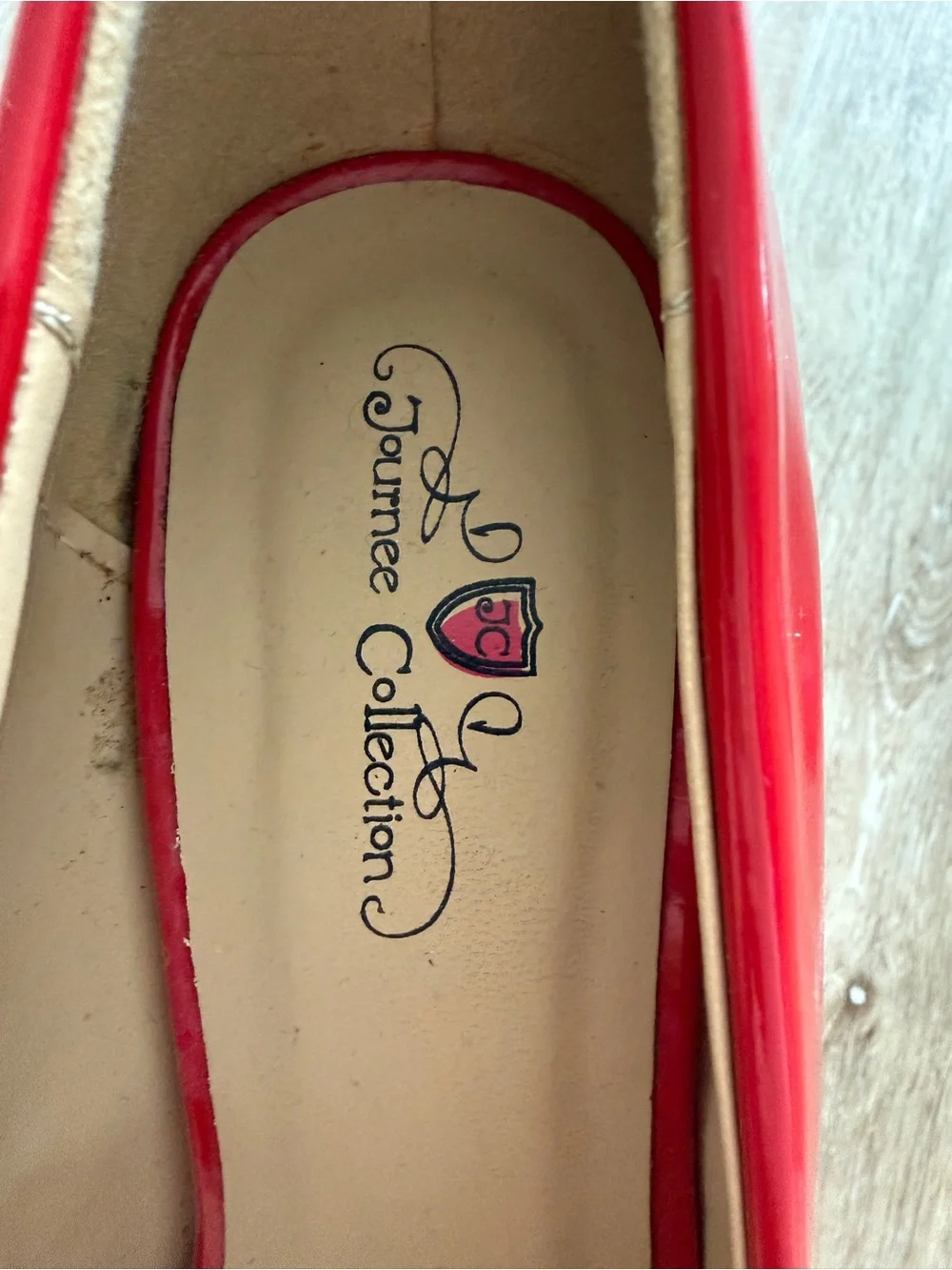Journee Collection Red Patent Pointed-Toe High Heels